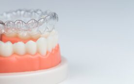 インビザラインの治療中の歯の様子