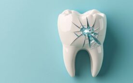 セラミック歯が寿命を迎えたイメージ