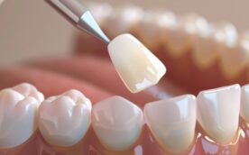 セラミックの歯の治療の様子