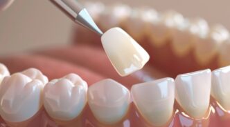 セラミックの歯の治療の様子