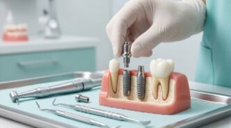 インプラントを施術するイメージ