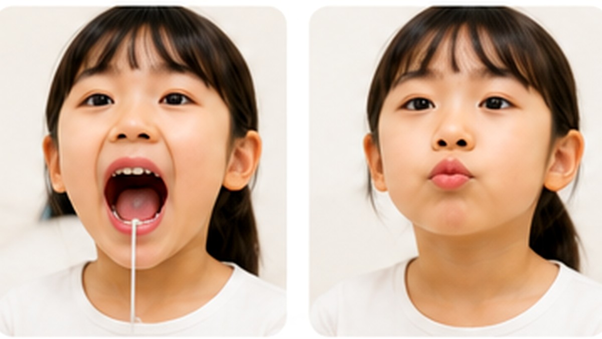 舌と唇の使い方を練習するMFTのイメージ